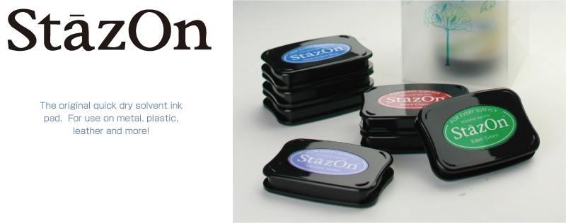 NEW Tsukineko Archival StazOn JET BLACK Ink Stamp Pad + Re-Inker BUNDLE Set